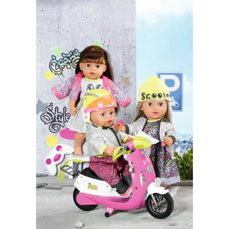 BABY born City Deluxe Scooter Combo Doll scooter
