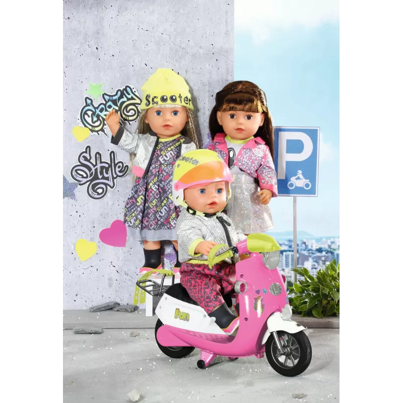 BABY born City Deluxe Scooter Combo Doll scooter