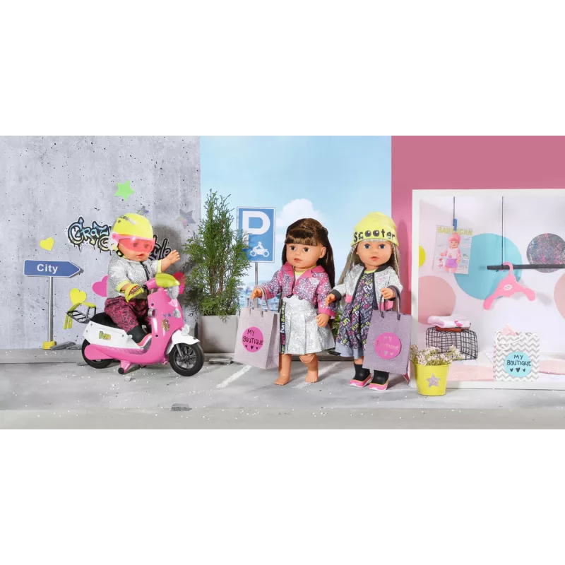 BABY born City Deluxe Scooter Combo Doll scooter