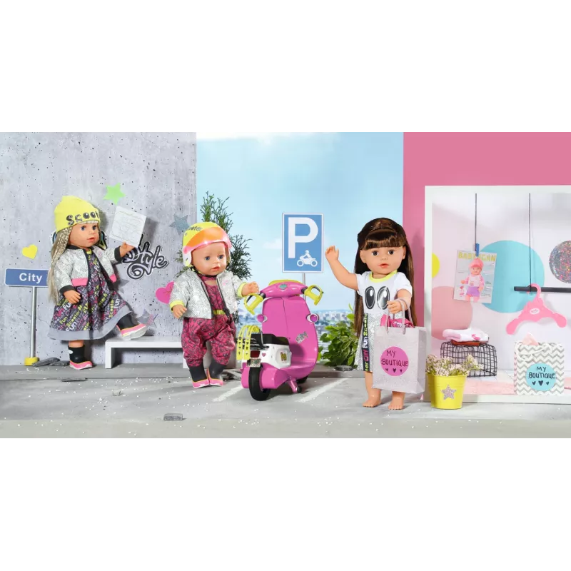 BABY born City Deluxe Scooter Combo Doll scooter