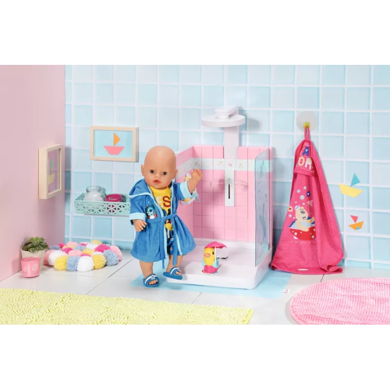 Doll bathroom BABY born Bath Walk in Shower Recommended age 3 years