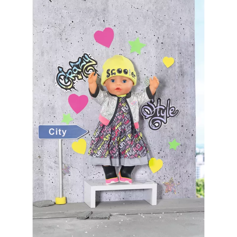 Doll clothes set BABY born City Deluxe Style 3 years and up 180 g