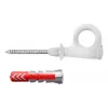 Screw hook & wall plug kit Fischer 564173 25 pcs Plastic 8 mm
