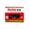 Screw hook & wall plug kit Fischer 564168 25 pcs 6 mm drill hole