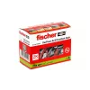 Screw hook & wall plug kit Fischer 564168 25 pcs 6 mm drill hole