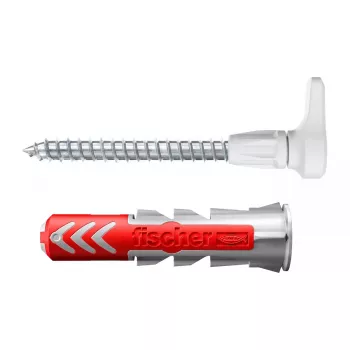 Screw hook & wall plug kit Fischer 564168 25 pcs 6 mm drill hole