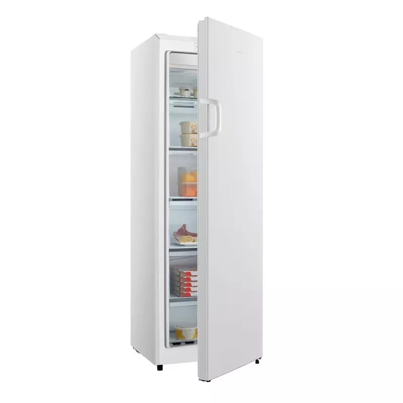 Upright freezer HISENSE FV245N4AW2 — 194 L No Frost, E class, 15 kg/24h, right hinge, white