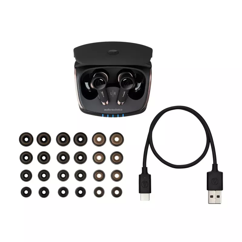 Headphones Audio-Technica ATH-TWX9 — True Wireless In‑ear TWS, 10–40000 Hz, Bluetooth, Brown