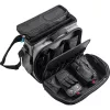 Tool Belt b&w international with modular tool pouches and storage bag, black