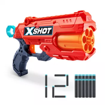 Toy blaster ZURU XSHOT Excel Reflex 6 Blaster 12 Darts Multicolour