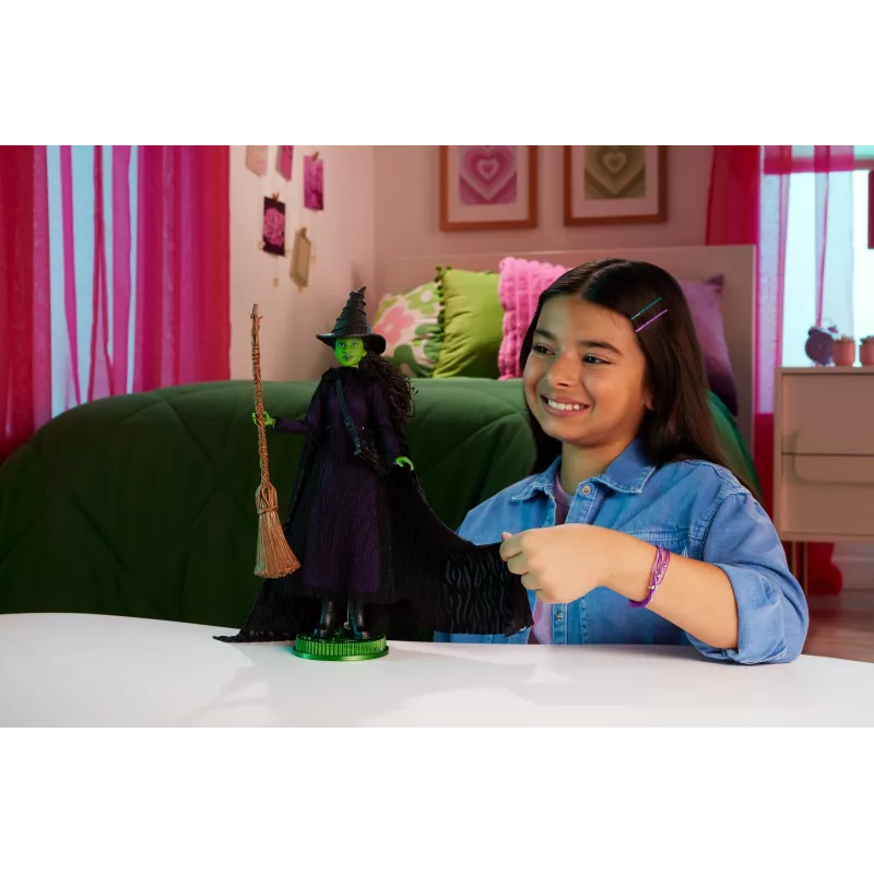 Collector doll MATTEL Wicked Deluxe Elphaba HXY38 – character figure, poseable, detailed costume