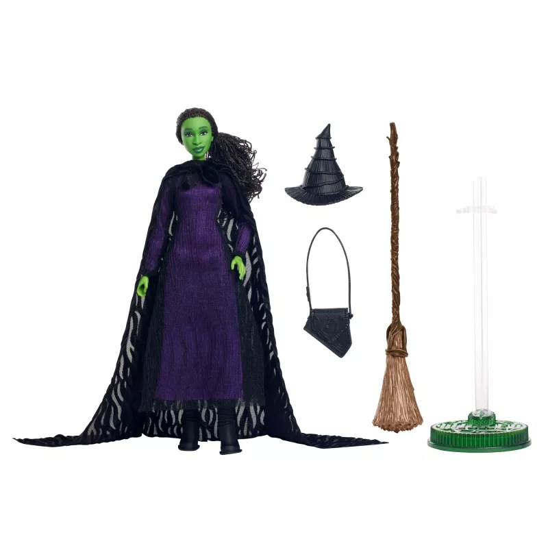 Collector doll MATTEL Wicked Deluxe Elphaba HXY38 – character figure, poseable, detailed costume