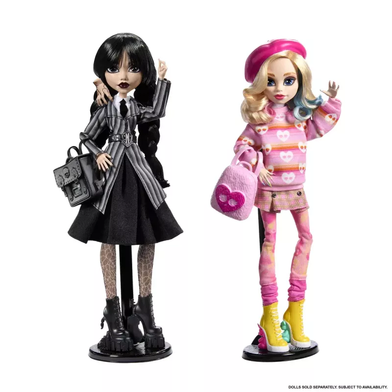 Fashion doll Mattel Monster High Wednesday Enid Sinclair Multicolour