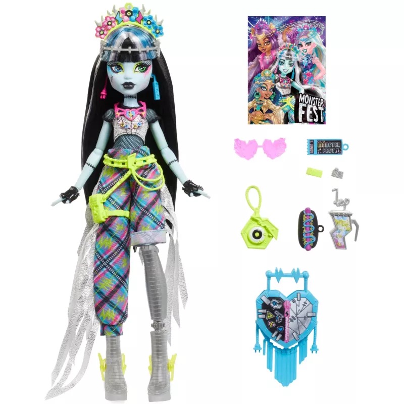 Doll MATTEL Frankie Stein Monsterfest HXH79 — Monster High collectible fashion doll