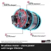 Push lawn mower Einhell GP-CM 36/47 S Li BL Battery 47 cm 700 m²