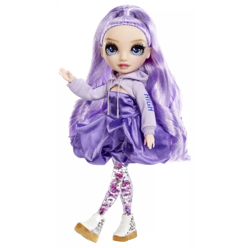 Rainbow High Sparkle & Shine Fashion Dolls- Viola (Purple), Fashion doll, Female, 4 yr(s), Boy/Girl, 280 mm, Multicolour