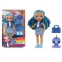 Rainbow High Littles Dolls- Sapphire (Blue), Fashion doll, Female, 4 yr(s), Boy/Girl, Multicolour