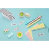 Replacement rolls PEACH PE-110 transparent for Laber Printer PE102, compatible spare media