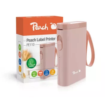 Peach PE110 label printer Direct thermal 203 x 203 DPI 60 mm/sec Wireless Bluetooth