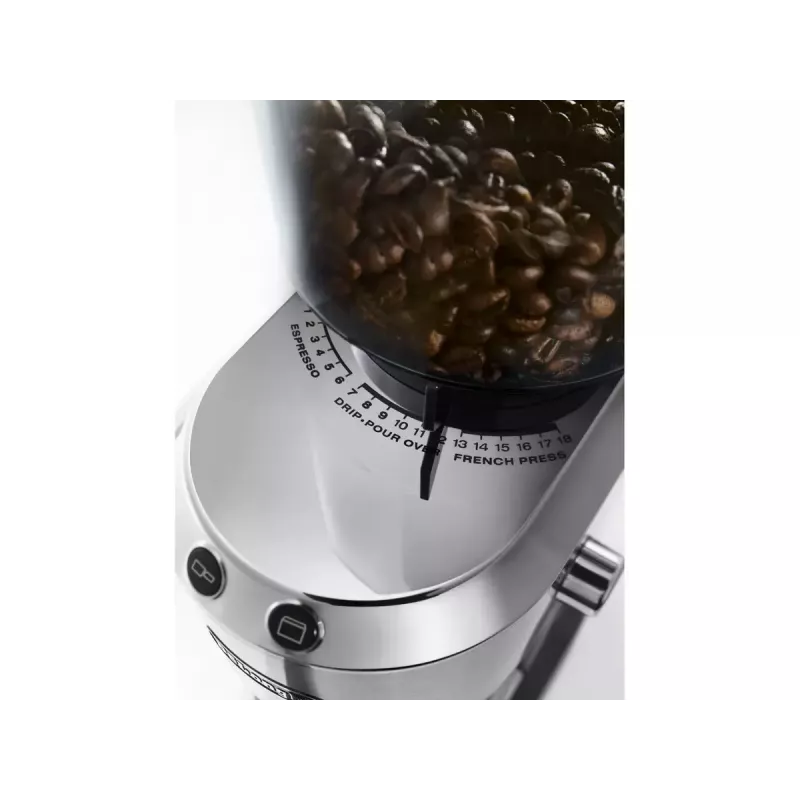 De’Longhi KG 520.M coffee grinder 150 W Black, Stainless steel