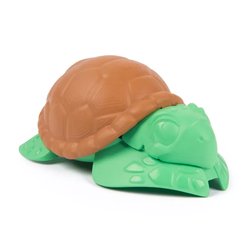 Kinetic Sand , Project Planet Turtle Beach with 14oz Play Sand, Tools & Molds, Sustainably Minded Eco Friendly Materials, Sensory Toys for Kids