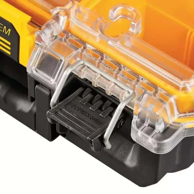 Tool Storage Box DeWALT ToughSystem 2.0 Black Transparent Yellow 6 Pockets