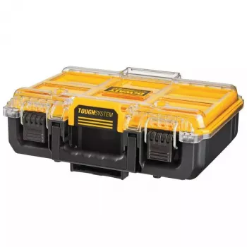 Tool Storage Box DeWALT ToughSystem 2.0 Black Transparent Yellow 6 Pockets