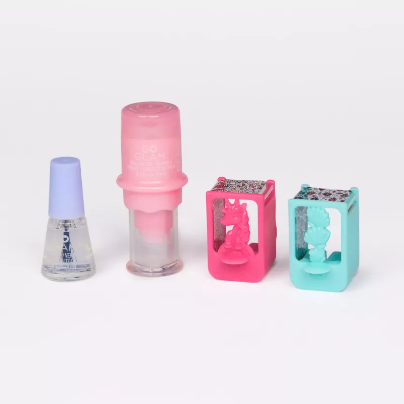 Cool Maker , GO GLAM Nail Kit Refill, Unicorn & Mermaid Designs, Style 80 Nails (Packaging May Vary), Arts and Crafts Kids Toys for Ages 7 and up