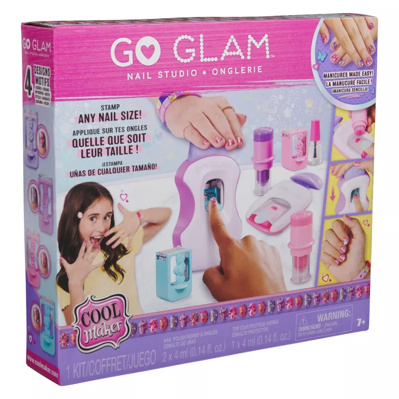 Nail Salon Spinmaster Cool Maker Go Glam 6070509 DIY Nail Art Kit for Kids