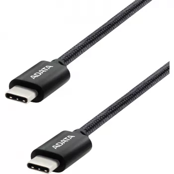USB-C to USB-C cable ADATA CACC-100PN-BK, USB 2.0, 1 m, black