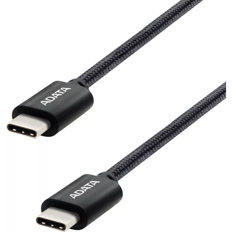 USB-C to USB-C cable ADATA CACC-100PN-BK, USB 2.0, 1 m, black