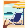 Ravensburger Painting Set CreArt Gallery Wall Set 'At the Beach' 23901 — painting activity kit with frame panels