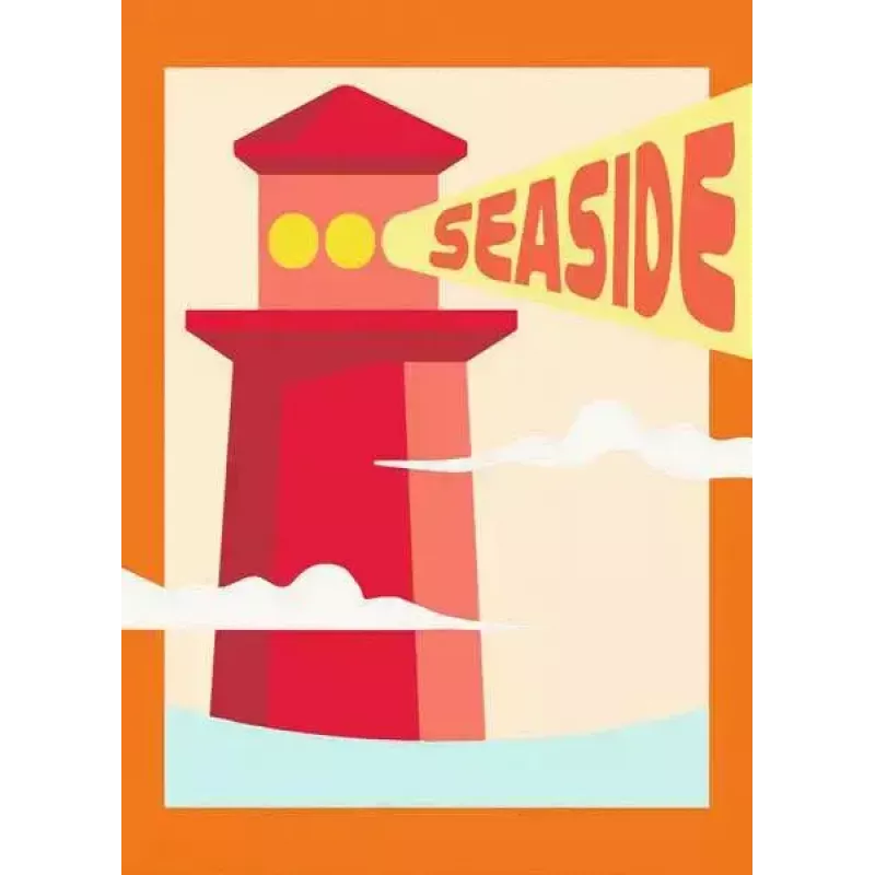 Painting kit Ravensburger CreArt – Lighthouse by the Sea, creative paint-by-numbers set