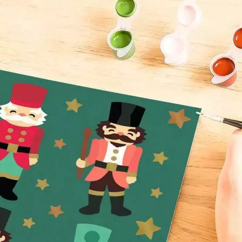 Painting kit Ravensburger CreArt Christmas Nutcracker Delight - model 23893