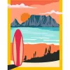 Ravensburger Painting CreArt 'Sunset at the Beach' model 23898 — painting kit by number for adults and teens