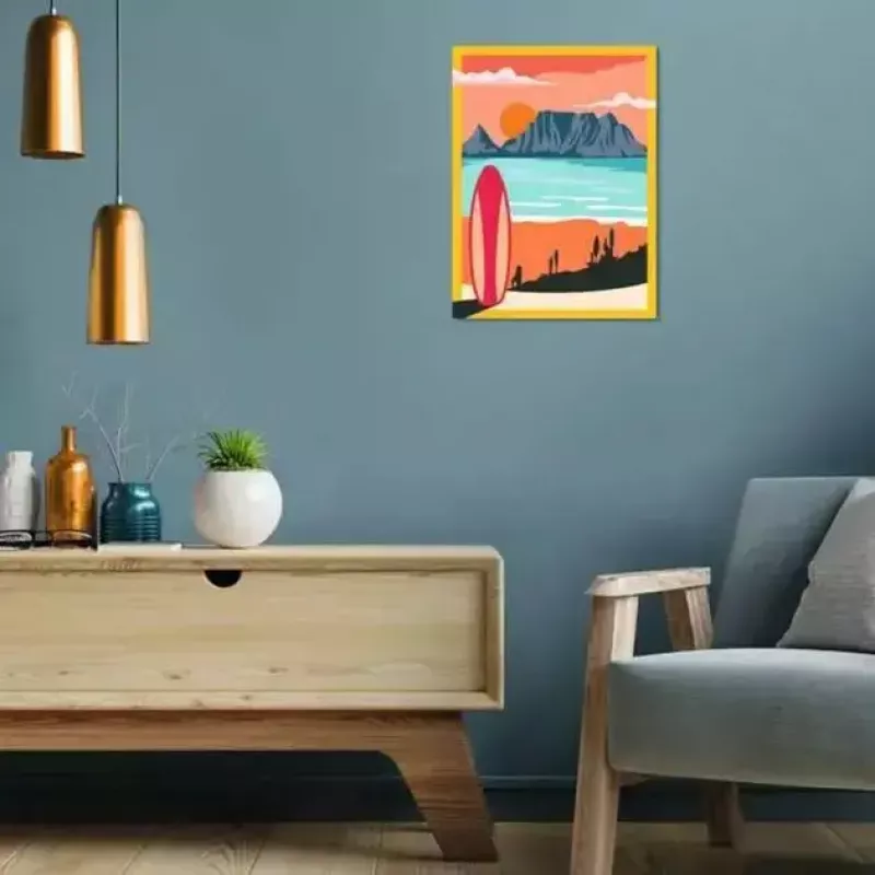 Ravensburger Painting CreArt 'Sunset at the Beach' model 23898 — painting kit by number for adults and teens