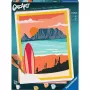 Ravensburger Painting CreArt 'Sunset at the Beach' model 23898 — painting kit by number for adults and teens