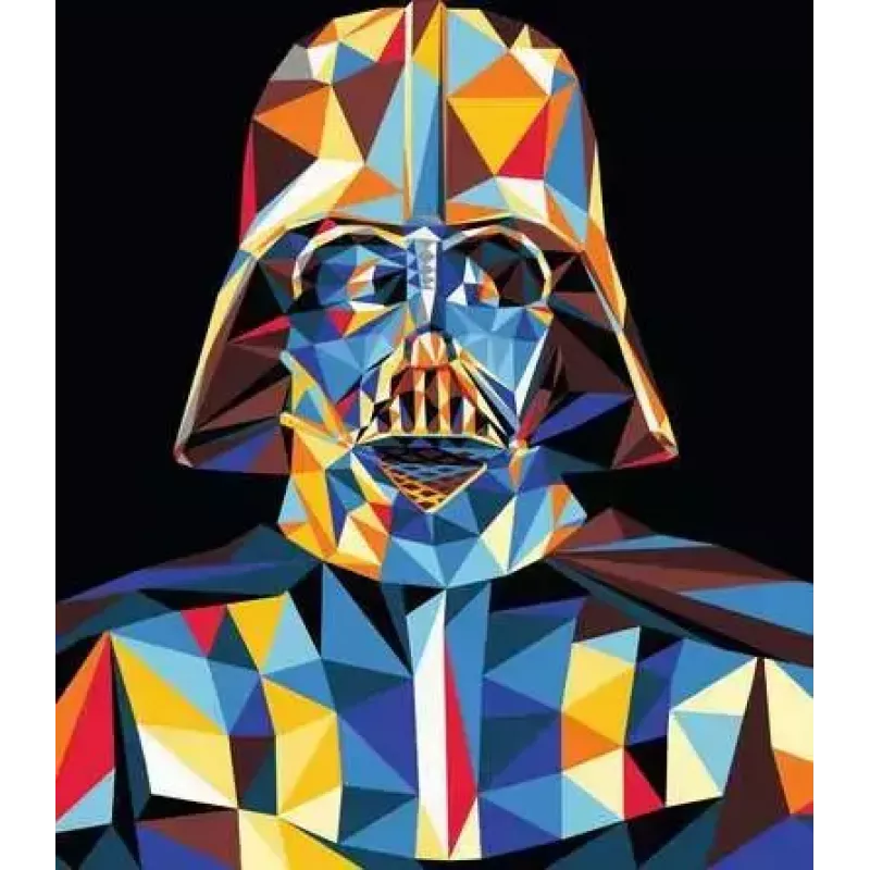 Painting kit Ravensburger CreArt Star Wars - Darth Vader, model 23731, paint-by-number set