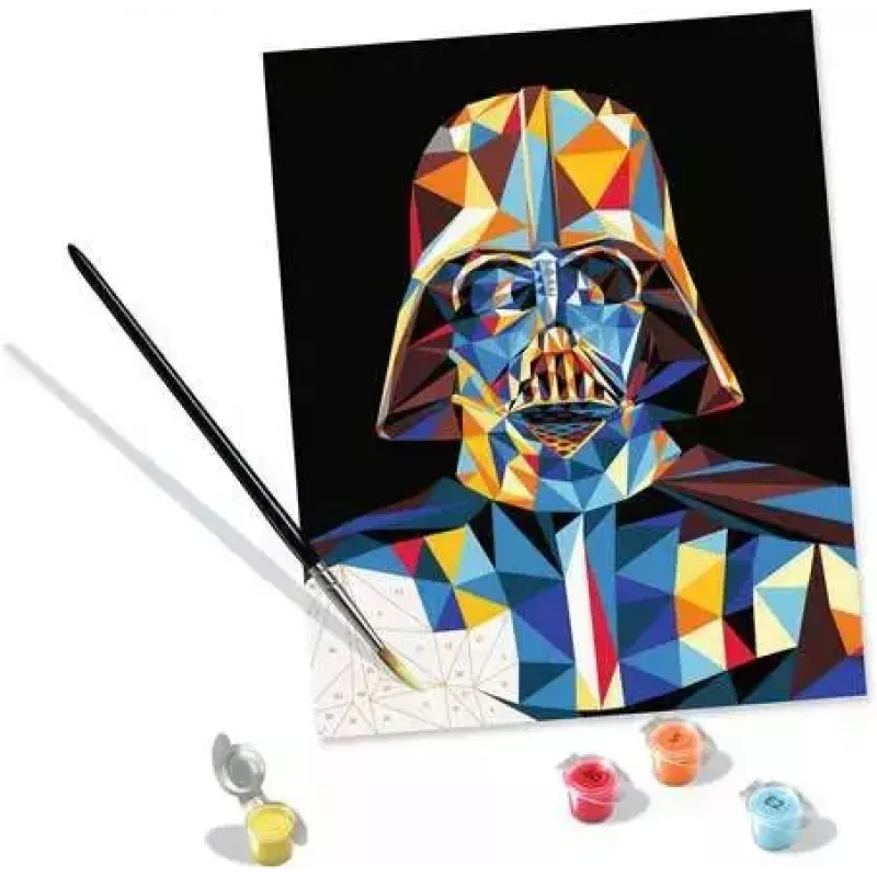 Painting kit Ravensburger CreArt Star Wars - Darth Vader, model 23731, paint-by-number set
