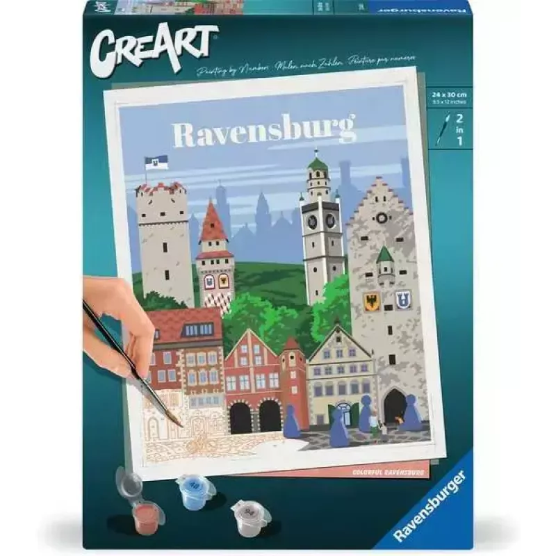 Painting kit Ravensburger CreArt — Colorful Ravensburg (Ravensburger)
