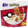 MEGA Pokémon Build & Show Charmander toy building set, 4 inches tall,