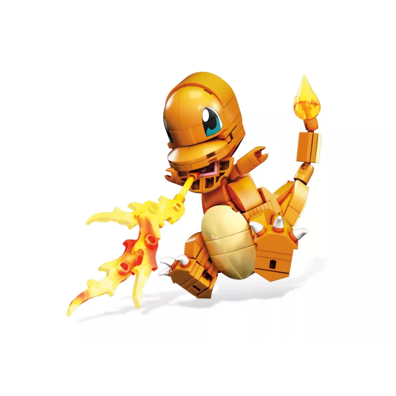 MEGA Pokémon Build & Show Charmander toy building set, 4 inches tall,