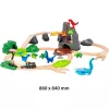 Railway playset Ravensburger Dinosaur Deluxe Set BRIO World 63610400 with interactive features