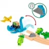 Railway playset Ravensburger Dinosaur Deluxe Set BRIO World 63610400 with interactive features
