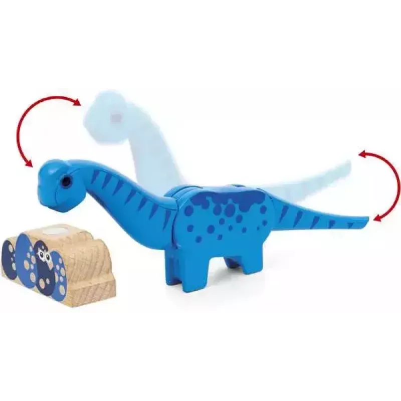 Train BRIO Dinosaur Battery Train Multicolour Wood 3+