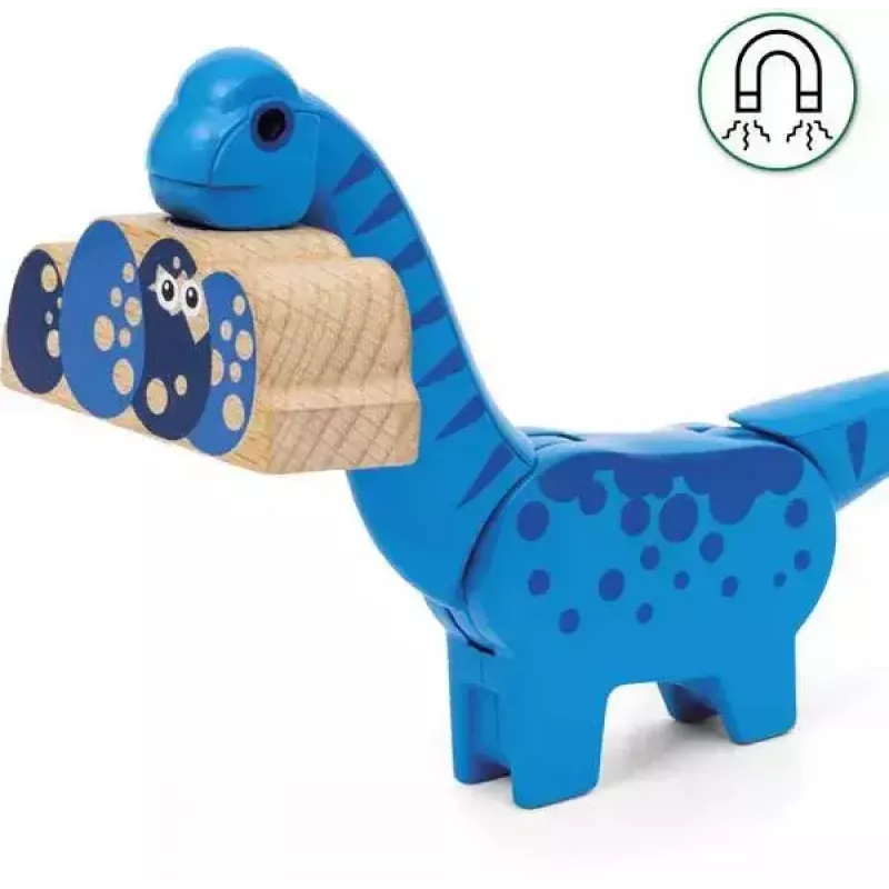 Train BRIO Dinosaur Battery Train Multicolour Wood 3+