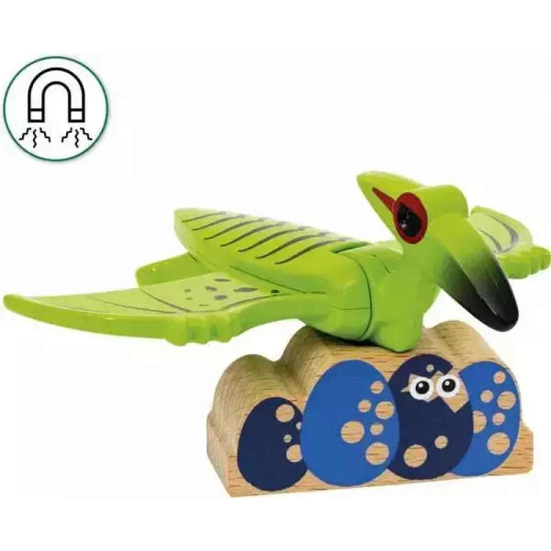Train BRIO Dinosaur Battery Train Multicolour Wood 3+