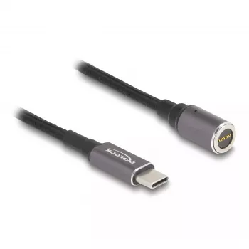 DeLOCK Laptop Charging Cable USB Type-C male to magnetic 8 pin connector 1.8 m