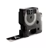 DYMO Authentic D1 Labels | White Print on Black Tape | 19 mm x 7 m | Self-Adhesive Labels for LabelManager Label Makers | Made in Europe