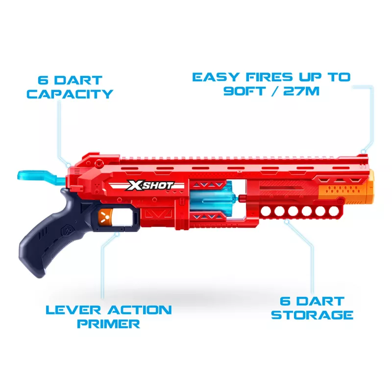 XSHOT Excel Caliber Blaster (16 Darts) ZURU